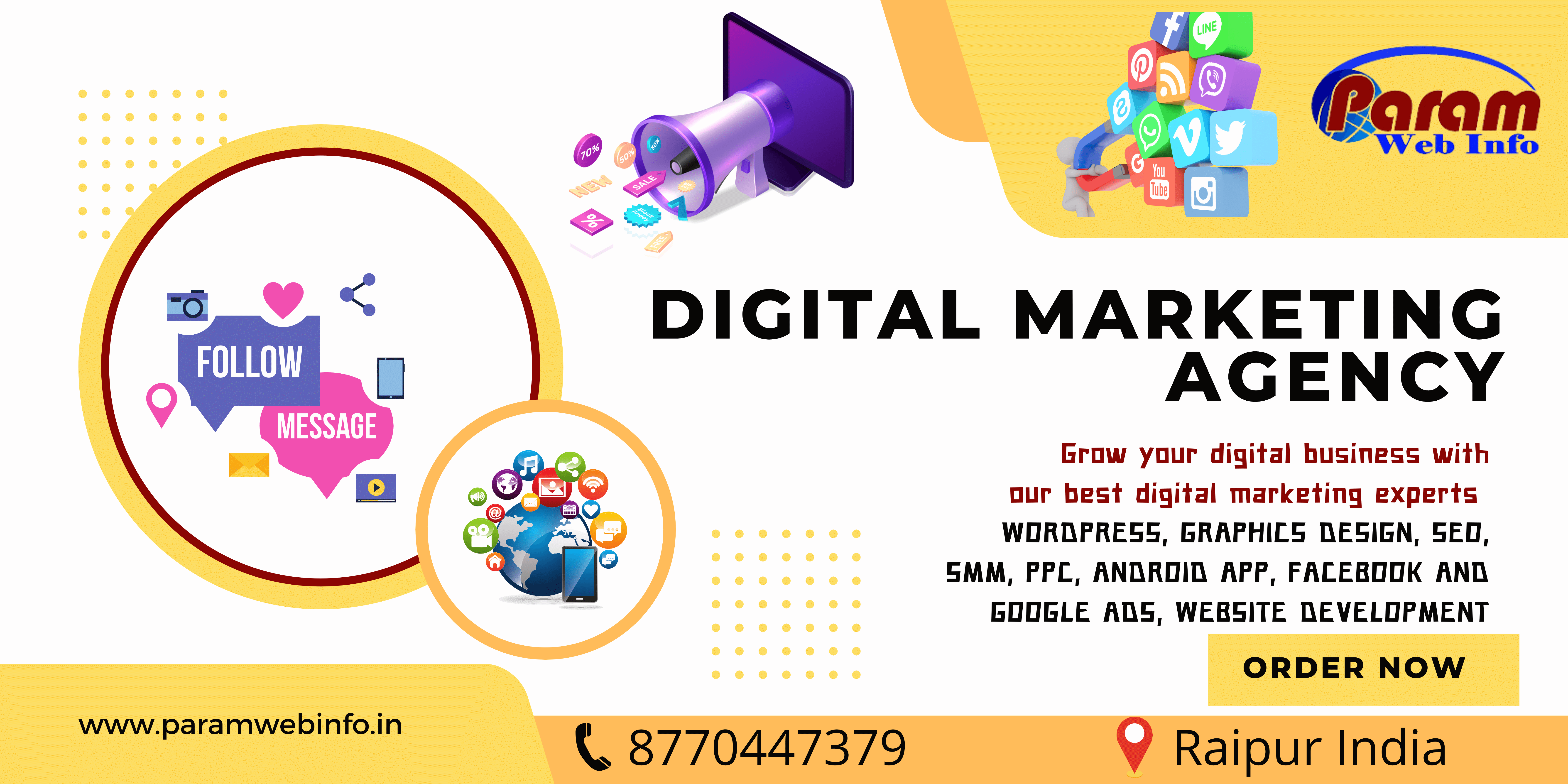 digital marketing agency in Raipur Chhattisgarh India