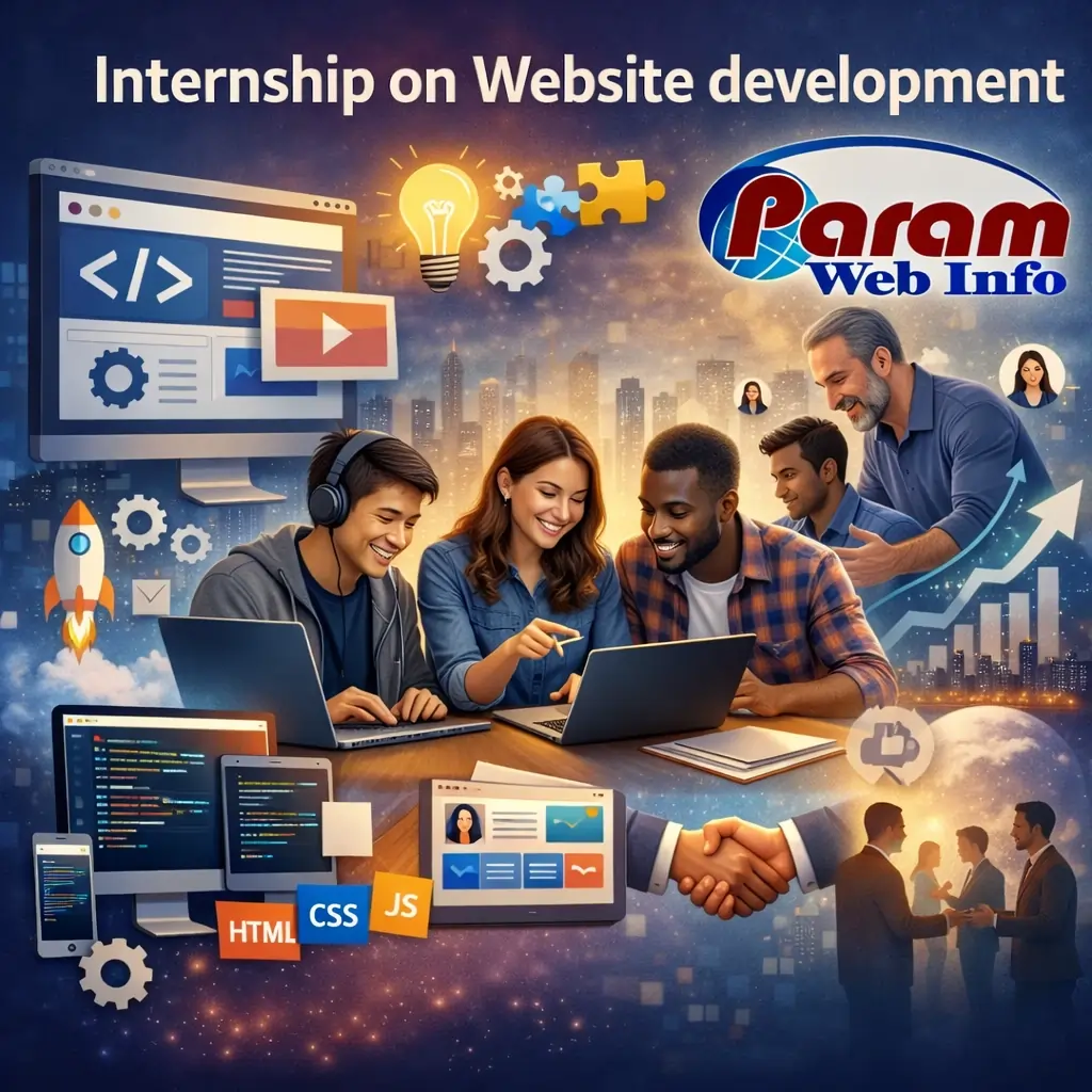 Internship on Website development Internship on Website development